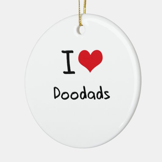 I Love Doodads Keramisch Ornament (Links)