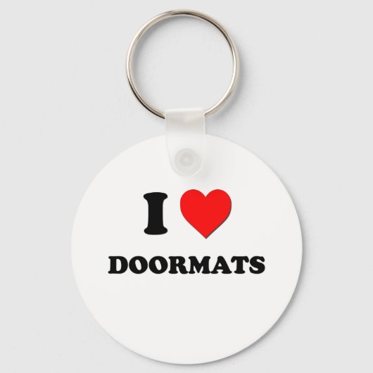 I Love Doormats Sleutelhanger (Voorkant)