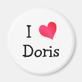 I Love Doris Magneet (Voorkant)