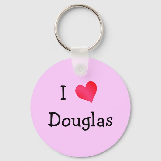 I Love Douglas Sleutelhanger (Voorkant)