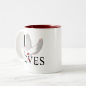 I Love Doves Mokken (Voorkant links)