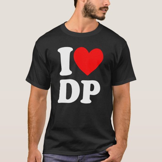 I Love DP I hartDP T-shirt (Voorkant)