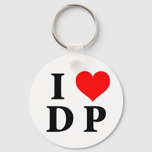 I Love DP Sleutelhanger (Voorkant)