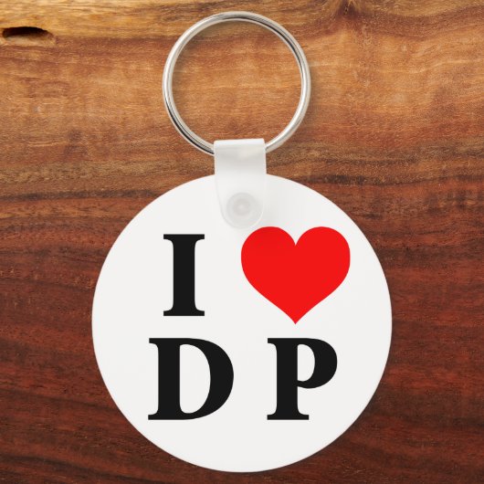I Love DP Sleutelhanger (Voorkant)