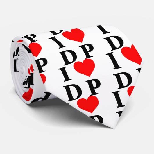 I Love DP Stropdas (Opgerold)