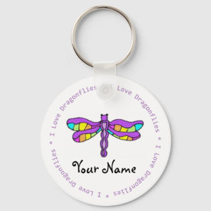 I Love Dragonflies Sleutelhanger