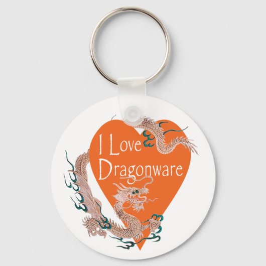 I Love Dragonware Sleutelhanger (Voorkant)