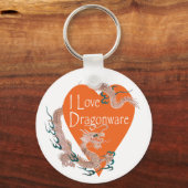 I Love Dragonware Sleutelhanger (Voorkant)