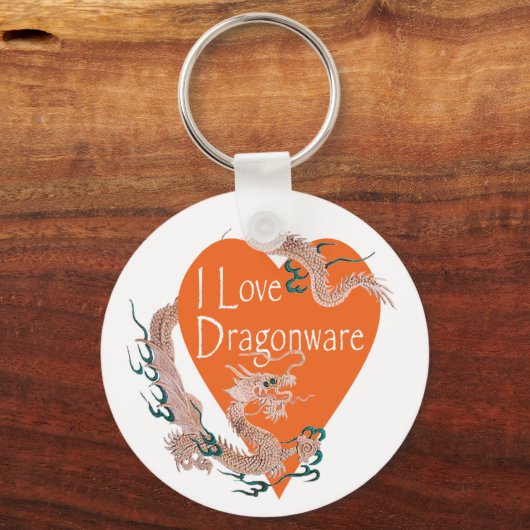 I Love Dragonware Sleutelhanger (Voorkant)