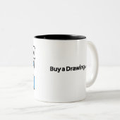 I Love Drawing Coffee Mok (Voorkant rechts)