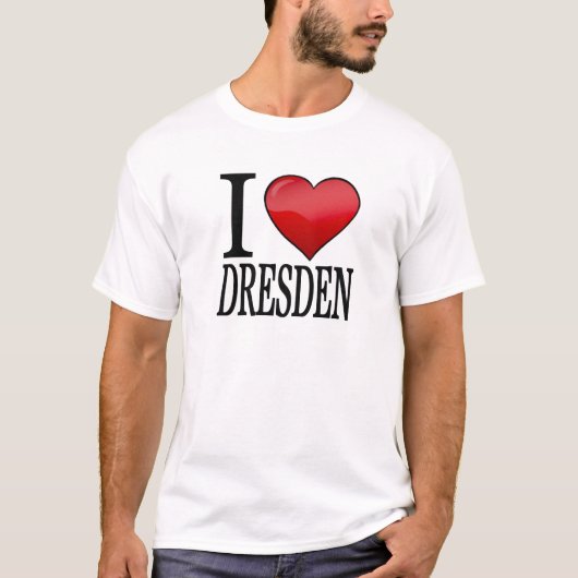 I Love Dresden T-shirt (Voorkant)
