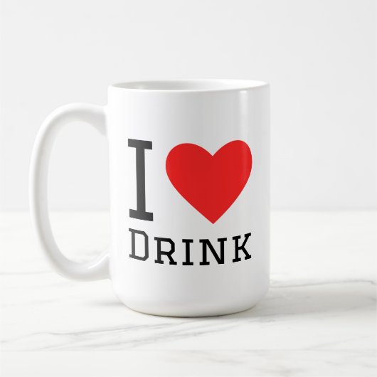 I love drink koffiemok (Links)