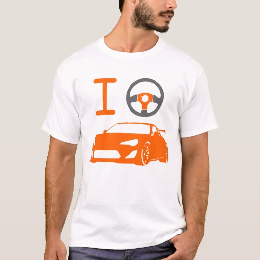 I (Love) Drive -GT86- /version3 T-shirt (Voorkant)