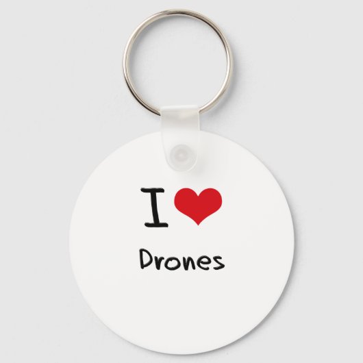I Love Drones Sleutelhanger (Voorkant)