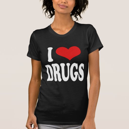 I Love Drugs T-shirt (Voorkant)
