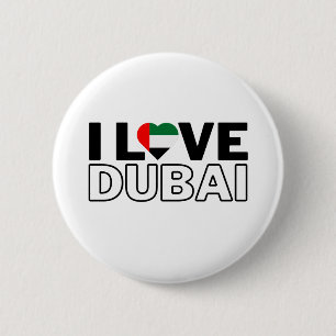 I LOVE DUBAI - For real Dubaians! Ronde Button 5,7 Cm