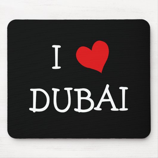 I Love DUBAI Muismat (Voorkant)