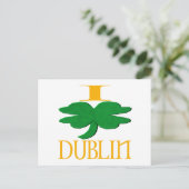 I Love Dublin Briefkaart (Staand voorkant)