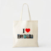 I Love Dublin Ireland 3D Travel Photo Tote Bag (Voorkant)