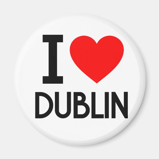 I Love Dublin Magneet (Voorkant)