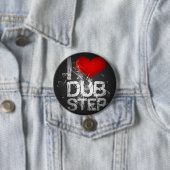 I Love Dubstep Ronde Button 7,6 Cm (In situ)