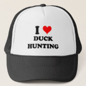 I Love Duck Hunting Trucker Pet (Voorkant)