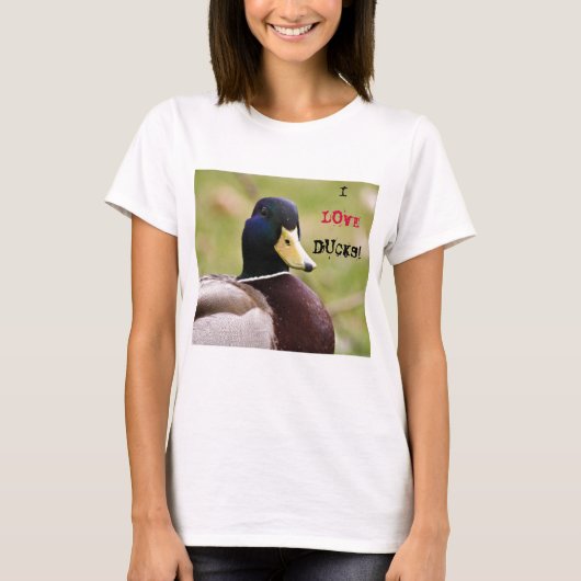 I Love Ducks T-shirt (Voorkant)