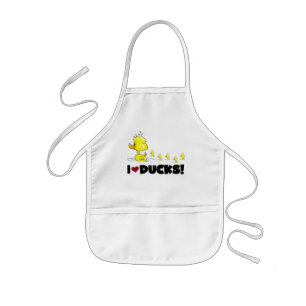 I Love Ducks Tshirts and Gifts Kinder Schort
