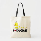 I Love Ducks Tshirts and Gifts Tote Bag (Voorkant)