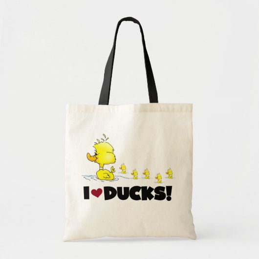 I Love Ducks Tshirts and Gifts Tote Bag (Voorkant)