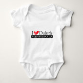 I Love Duluth Minnesota Romper (Voorkant)