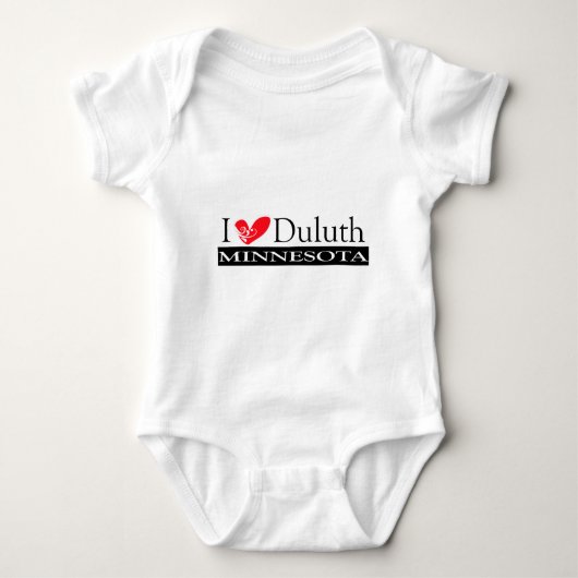I Love Duluth Minnesota Romper (Voorkant)