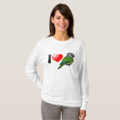 I Love Dusky Conures T-shirt (Voorkant volledig)