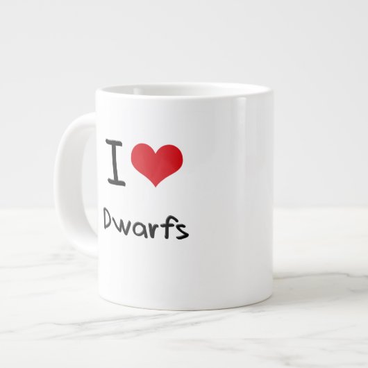 I Love Dwarfs Grote Koffiekop (Links)