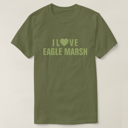 I Love Eagle Marsh™ T-shirt (Design voorkant)