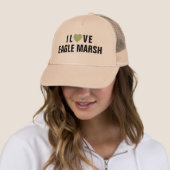 I Love Eagle Marsh™ Trucker Hat Pet (In situ)