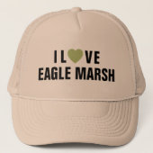 I Love Eagle Marsh™ Trucker Hat Trucker Pet (Voorkant)