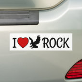I Love Eagle Rock California Red Heart Bumpersticker (Op auto)