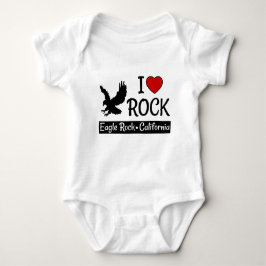 I Love Eagle Rock California Red Heart Romper