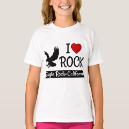 I Love Eagle Rock California Red Heart T-shirt