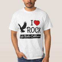 I Love Eagle Rock California Red Heart
