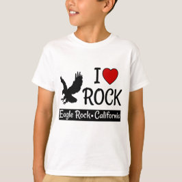 I Love Eagle Rock California Red Heart T-shirt