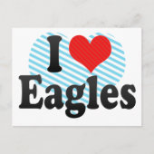 I Love Eagles Briefkaart (Voorkant)
