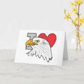 I Love Eagles Kaart (Gele Bloem)