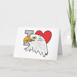 I Love Eagles Kaart