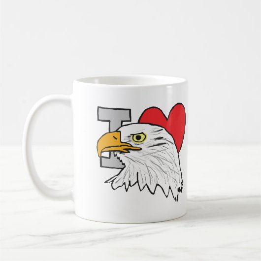 I Love Eagles Koffiemok (Links)