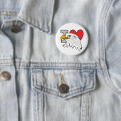 I Love Eagles Ronde Button 5,7 Cm (In situ)