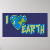 I Love Earth Poster (Voorkant)
