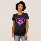 I LOVE EARTH (Roze) serie T-shirt (Voorkant volledig)