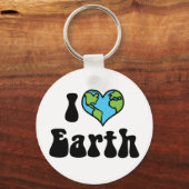 I Love Earth Sleutelhanger (Voorkant)